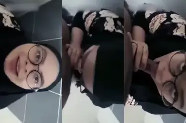 Pacar Berjilbab Kena Sepong Di Toilet Mall Ganas
