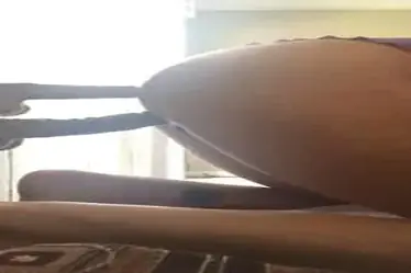 Tante Baju Ungu Di Tusuk 2 Dildo